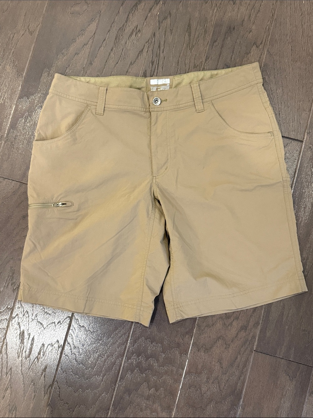Marmot Men's Tan Hybrid Outdoor Shorts - 34